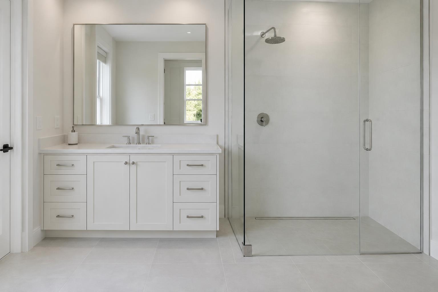 Fixed-room bathroom visualization
